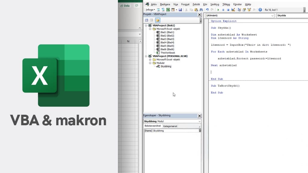 VBA och makron