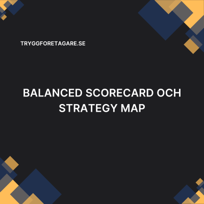 Balanced Scorecard och Strategy Map