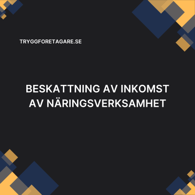 Beskattning av inkomst av näringsverksamhet