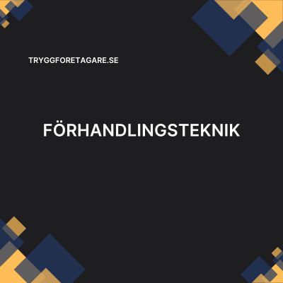 Förhandlingsteknik