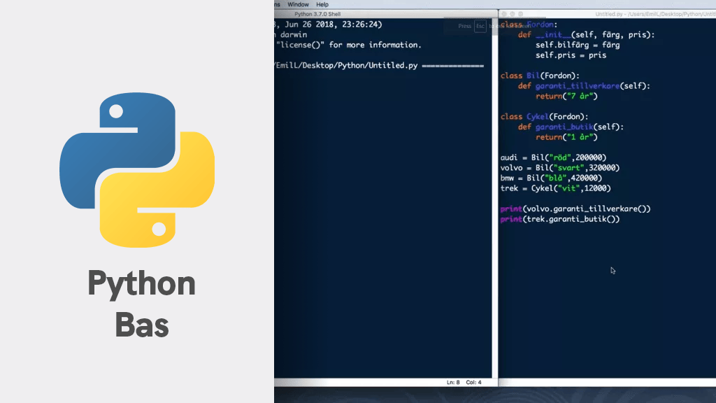 Python Bas – Ta det första steget in i programmeringens värld