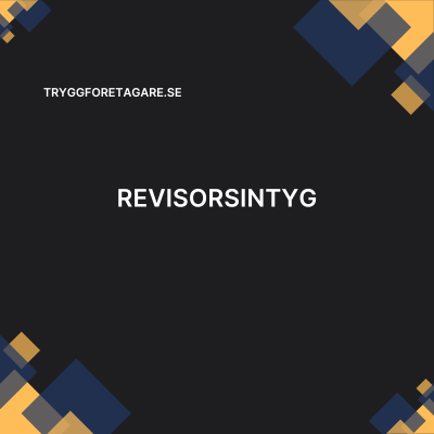 Revisorsintyg